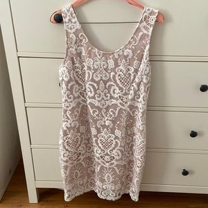 White/Nude Dress